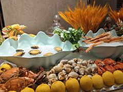 -广州万富希尔顿酒店-感趣自助餐厅·生蚝海鲜刺身