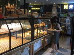 面包甜点陈列柜-托斯卡纳烘焙意大利餐厅(五天地店)