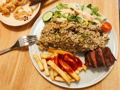 雪花牛肉粒配黑松露烩米饭-红小满休闲餐厅(十全街店)