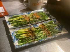 烤韭菜-探鱼·鲜青椒爽麻烤鱼(广州南沙万达广场店)