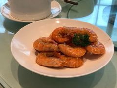 玫瑰油爆虾-上海会馆(香港名都店)