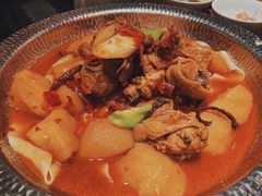 沙湾原始大盘鸡-丝路金桃·新疆菜(徐汇店)