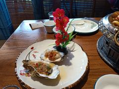 -东来菜馆•手抓海鲜家常菜•海鲜锅贴(鸽子窝店)