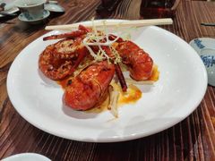 干煎美极罗氏虾-猪肉婆私房菜(华侨城店)