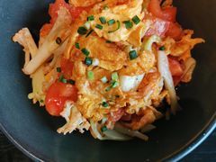 番茄鸡蛋炒花菜-简小舍·民间手艺菜(武昌江滩店)