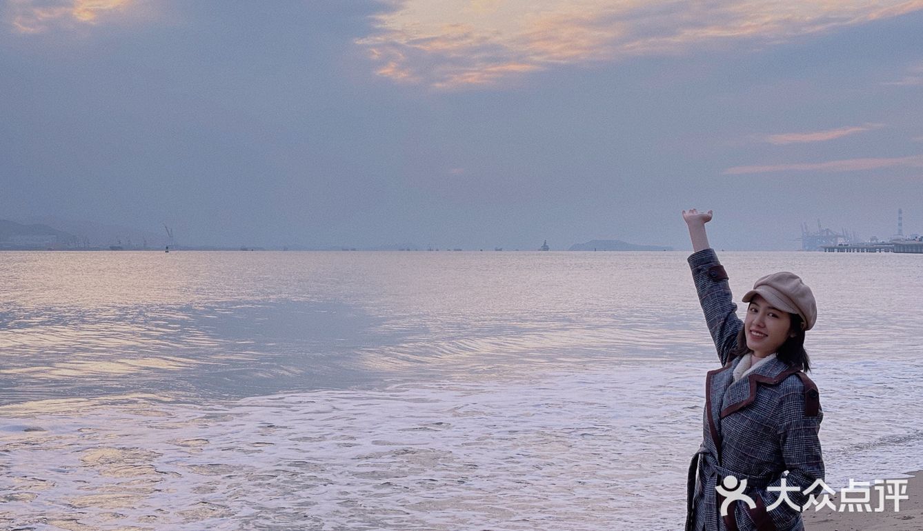 冬天厦门海滩的日落🌄白城沙滩打卡
