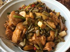 豇豆炒仔鸡-浙江西子宾馆·牡丹厅