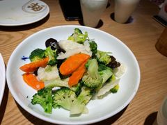 葱油有机菜花-船歌鱼水饺(华联万柳店)