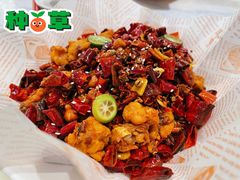 重庆辣子鸡-孔雀云贵川·融合菜(长宁来福士店)