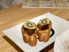 法式鹅肝配蒜香面包-品未·铁板烧(甜水园店)