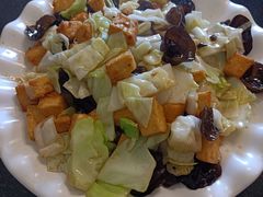 白菜木耳爆豆腐-清真宏玉祥黄门脸餐厅(华荫东里店)