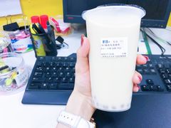 桂花乌龙拿铁加芋圆波霸-茉沏(光启城店)