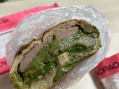 现蒸芋泥浓抹茶芝士麻薯-PAOPAO Bakery&Café(港汇店)