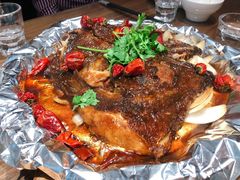 风味蝶鱼头-将相和·海鲜蒸饺大连菜