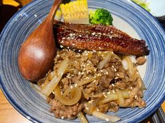 牛肉鳗蒲烧双拼饭-渔寿司·日本料理(艾尚天地店)