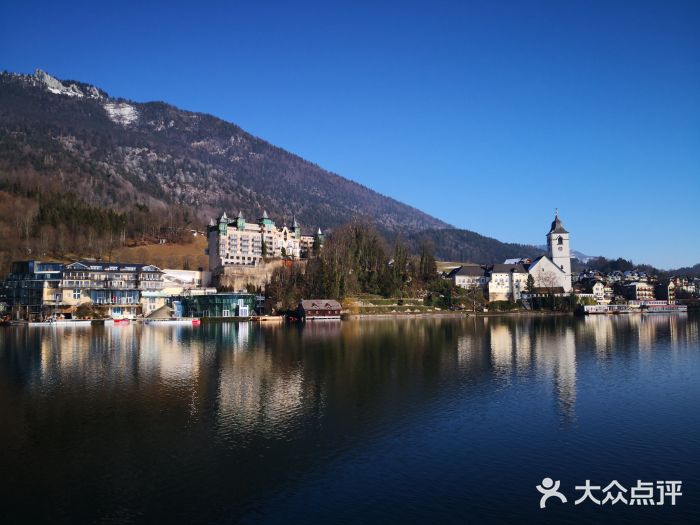 沃尔夫冈湖图片