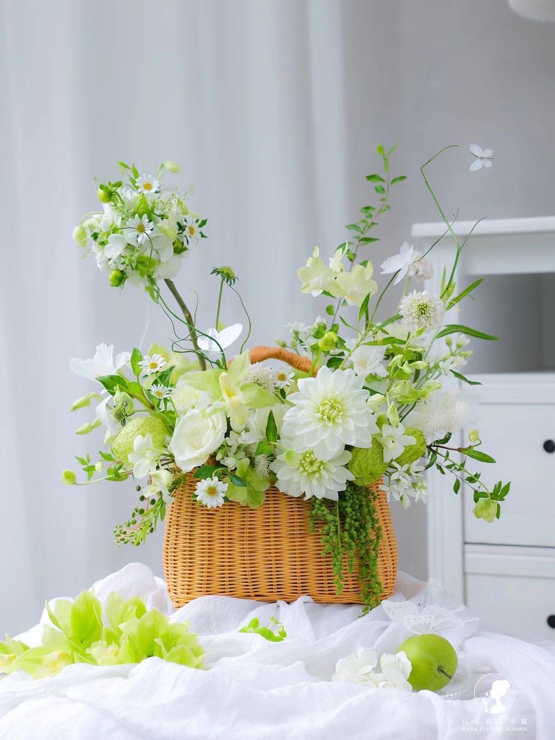 小清新的手提花篮,真的超爱