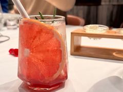 玫瑰西柚气泡饮-THE WANG王品(上海中心云端店)
