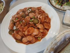 香煎泥肠-小白桦西餐厅