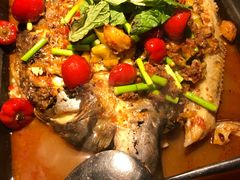 -探鱼·鲜青椒爽麻烤鱼(中天广场店)