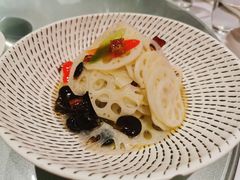 炝拌莲菜-汉唐宴长安食府