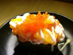 芒果鱼籽军舰（1枚）-昊·来了寿司(双楠2店)