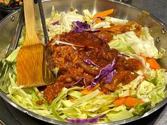 铁盘烤辣鸡（中）-山·烤辣鸡韩国料理(西溪路店)