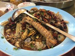 海鲜毛血旺-乔家小院•本地小海鲜•非遗驴肉(万年泉路店)
