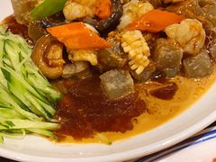 三鲜焖子-午月海鲜烧烤酒店(不老街店)