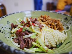 韭黄炒牛肉-刘氏三和面馆