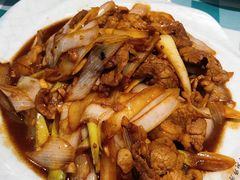 葱爆羊肉-南来顺饭庄·清真(南菜园店)