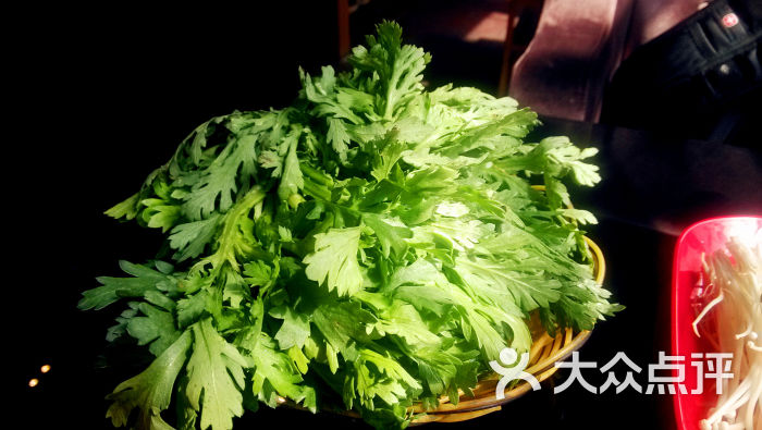 巴山红吧式火锅茼蒿图片 - 第5张