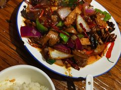 爆炒腰花-百味地锅鸡(夹河西街店)