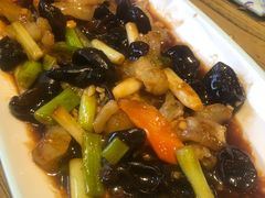 葱烧蹄筋-小船渔村•大连菜•大连焖鱼(明泽街店)