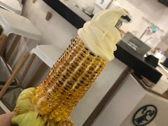 烤玉米冰淇淋-茶是一枝花泡茶店