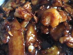 酱汁虾仁焖茄子-金家老三饭庄(常营店)
