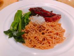 鲍汁姜葱叉烧捞面-8餐厅(新葡京酒店)