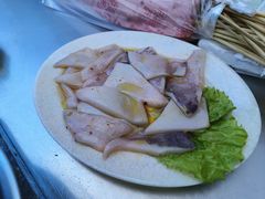 烤鱿鱼-老地方泥炉烤肉(总店)