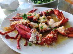 蒜蓉开边蒸龙虾-明记海鲜大排档(巽寮湾店)
