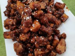 黑椒蒜子牛肉粒-桃子餐厅·天津菜(红星路直营店)
