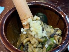 皮蛋辣椒拌茄子-红地道湘菜馆(娄葑店)