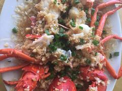 蒜蓉开边蒸龙虾-乡味海鲜农家菜·巽寮土窑鸡(地道美食店)