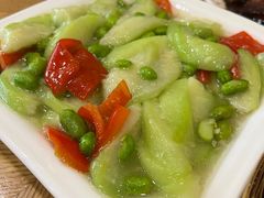 丝瓜毛豆-牧羊餐厅