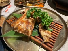 -草家酱蟹炭火烤肉店(珲春南路一店)