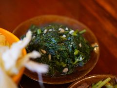 炒山野菜（蒲公英叶）-苗湘食府(十年店)