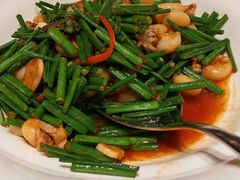 韭菜苔爆炒墨鱼头-蘇锦宴·淮扬菜烤鸭·小院(三元桥霄云路店)