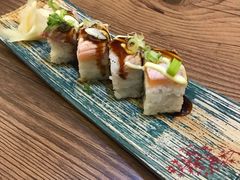 焦糖火炙三文鱼-红叶日料·放题·海胆·定食(星海店)