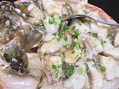 竹笙肠粉蒸老虎斑-饭聚公馆·精品顺德菜(温德姆店)