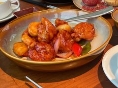 菠萝咕咾虾球-上海柏悦酒店·世纪100牛排馆