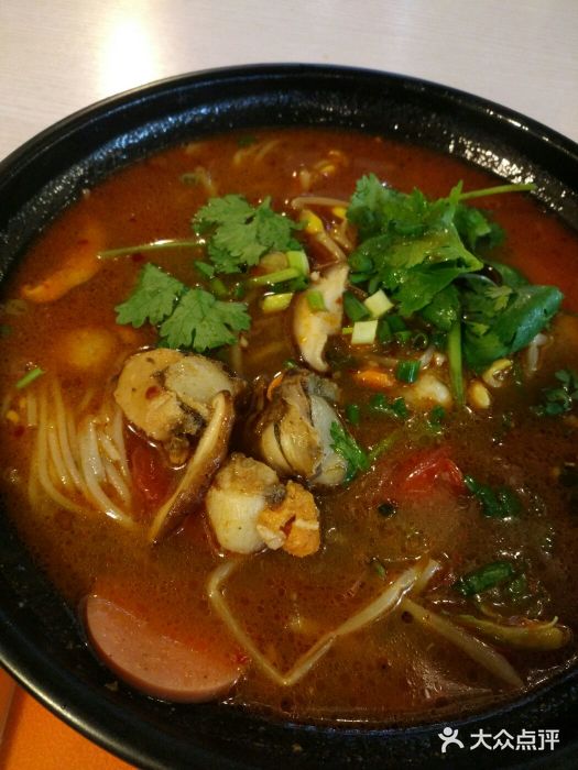 麻辣鲜香原汤扇贝米线